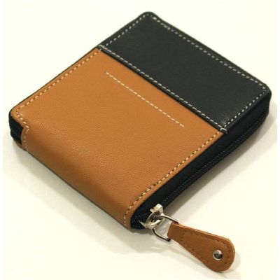 Zipped Leather wallet manufacturer